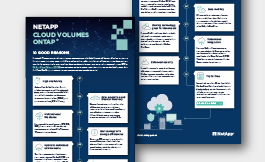 10 reasons to choose Cloud
              Volumes ONTAP preview
